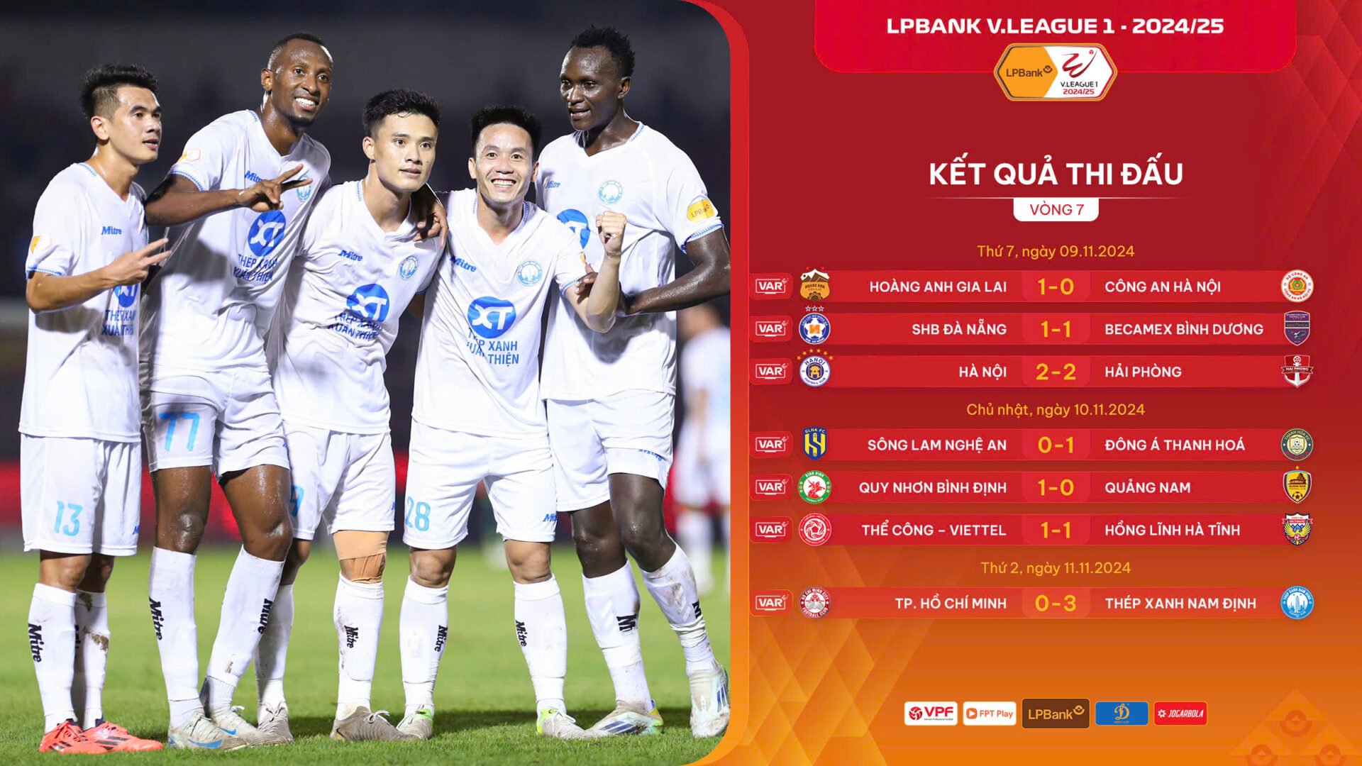 V-League - Kết quả vòng đấu
