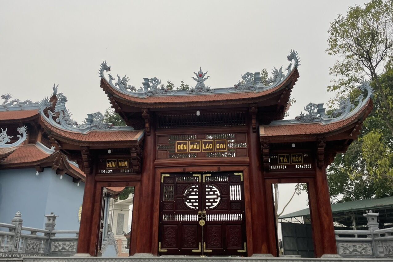 Đền Mẫu Lào Cai - Kiến trúc truyền thống